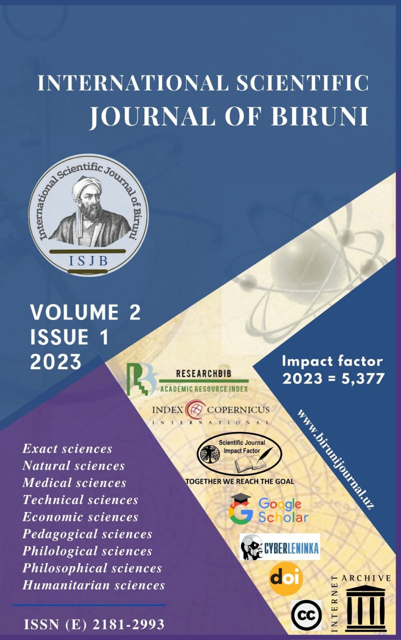 ISJB Volume 2 Issue 1